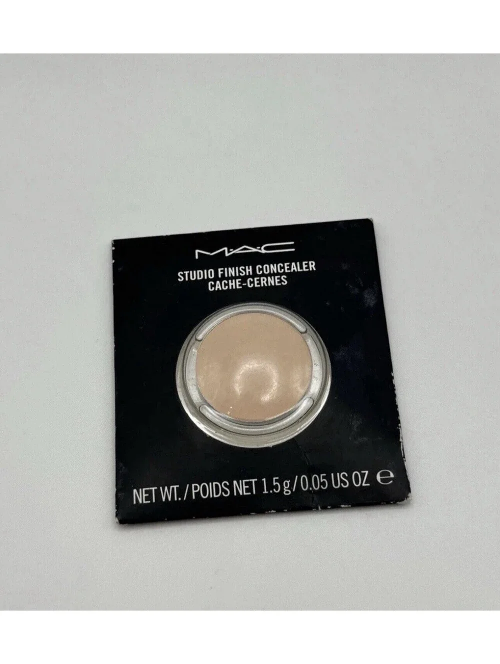 MAC Studio Finish Concealer W10 Pro Palette Refill Pan 1.5g 0.05 Oz (READ)